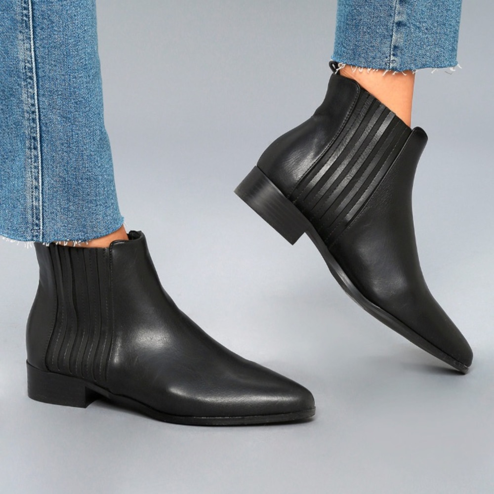 Black booties